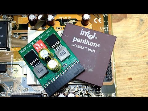 Let's upgrade an early Socket 7 board beyond the limit (Part 1): RTC, VRM, MMX