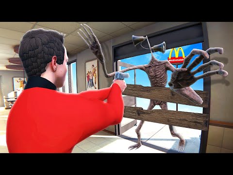 Defending MCDONALD'S from Siren Head - Bonelab VR Mods