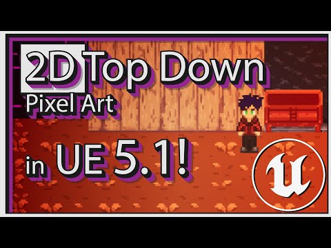 Making a TOP DOWN 2d GAME in UE 5.1 | UNREAL ENGINE 5.1 | TUTORIAL | PT 1