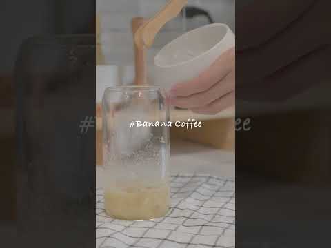 Banana Coffee ☕️ 🍌 #icedcoffee #lifeisbutadream #recipe #homecafe #coffee #banana #latte