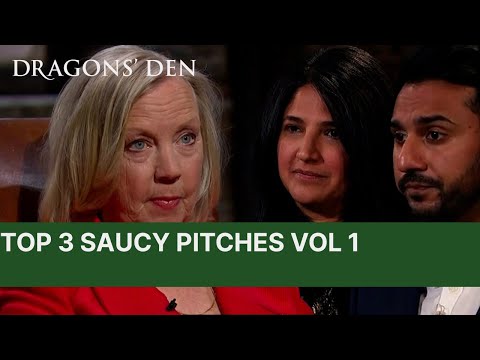 Top 3 Saucy Pitches In The Den | Vol.1 | Dragons' Den