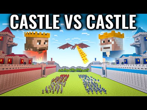 CASTLE VS CASTLE - Epic Siege in Minecraft