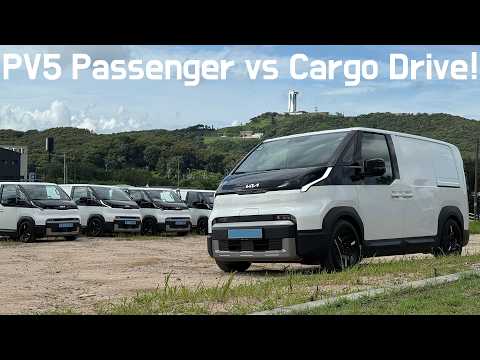 2026 Kia PV5 Test Drive – Passenger vs Cargo! Real Range, Ride & Comfort Review