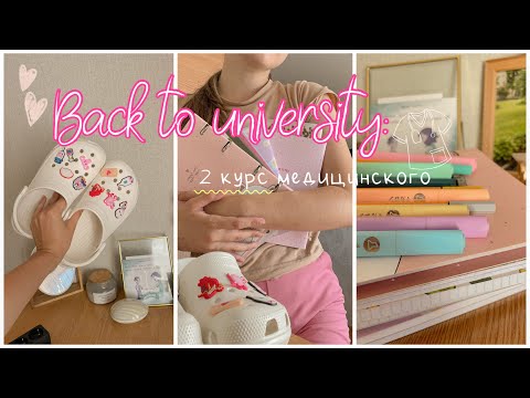 Back to university 2022/ бэк ту скул/ 2 курс медицинского