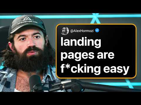 Alex Hormozi's Advice on Landing Pages