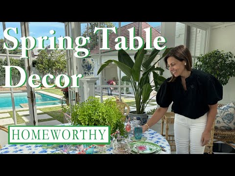 SET 3 SPRING TABLES | Inside Courtney Petit's Jaw-dropping China Closet