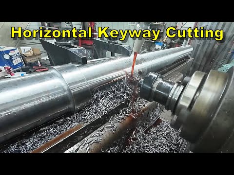 Milling Precision Keyways On An Ancient Horizontal Milling Machine | Manual Machining