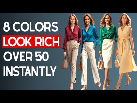8 Colors That Instantly Make Women Over 40 50 60 Look Expensive (and Younger!)