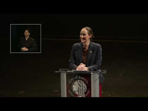 Mayor Katie B. Wilson delivers her first State of the City Address