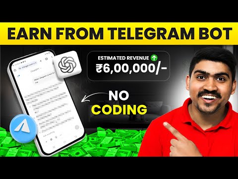 Create a Telegram Bot With ChatGPT -  Earn Money Using Telegram Bot✅