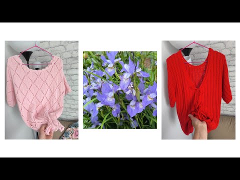 Большой вязовлог😍😍😍 Несколько готовых работ. Совместник по блузе. Новые мастер классы😍😍😍