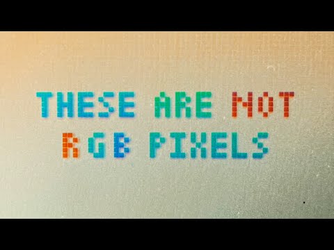 Weird Colour Liquid Crystal Display