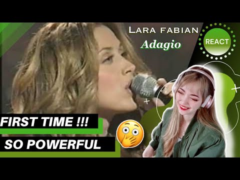 FIRST TIME REACTING to LARA FABIAN - ADAGIO LIVE PERFORMANCE