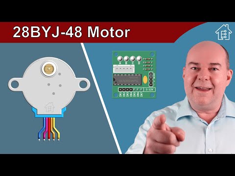 The 28BYJ-48 stepper motor explained simply, with three examples | #EdisTechlab