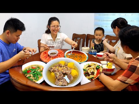 惠安好友來串門，做【蟶肉炒甜豆】鮮嫩脆爽，邊吃邊聊真開心！