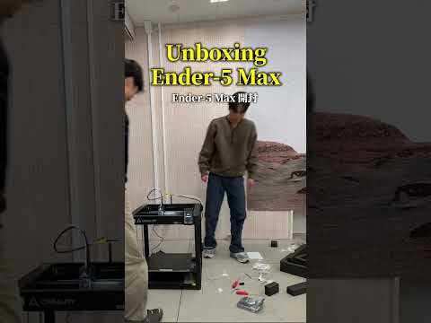 Unboxing Ender-5 Max #shorts #3dprinting