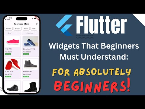 Flutter widgets that beginners must understand before start project