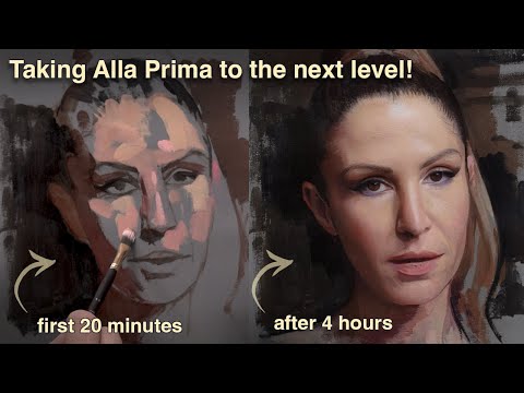 The Ultimate Alla Prima Challenge – Painting My Wife