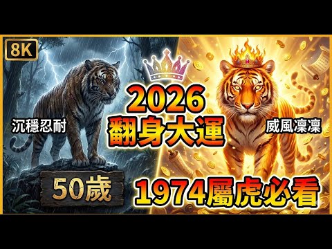 1974甲寅年：大器晚成的「皇帝命」！詳解2026轉捩點，這份轉運指南請收好。
