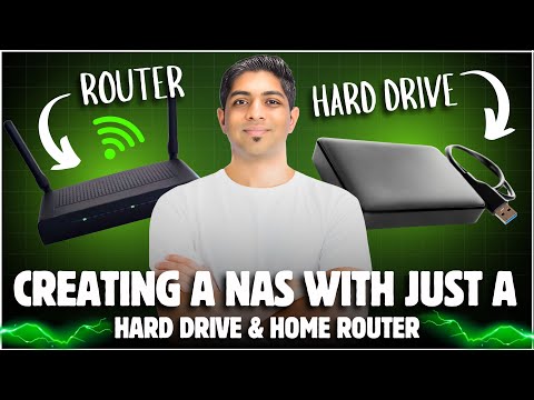 Creating a NAS with just a Hard drive & Home Router
