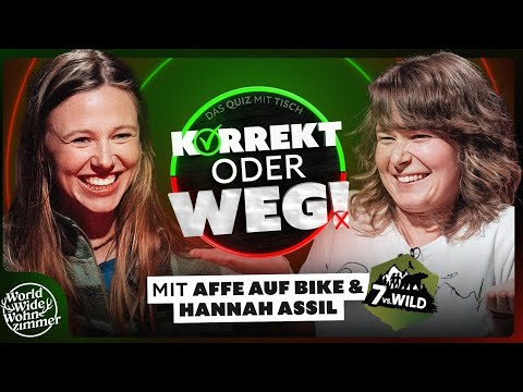 KORREKT oder WEG! (mit Affe auf Bike & Hannah Assil) | #7vsWild-Special