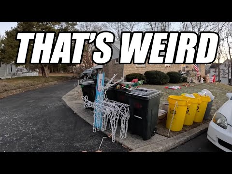 Trash Picking - Finding Free Things BEFORE Christmas! Ep. 1014