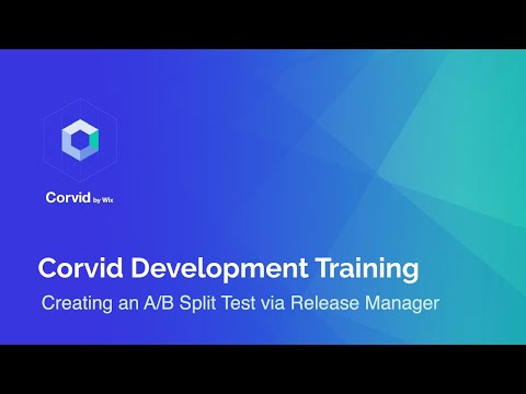 How To Create Split A/B Tests in Wix | Using The Wix Release Manager | Corvid by Wix Tutorial
