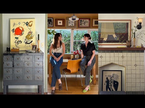 HOME UPDATE: new art, new cabinet, KATE kitchen makeover, WAS shower curtains, florals/dating apps