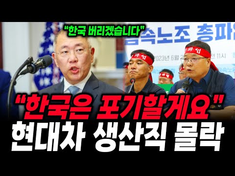 울산에 쓸모없는 단종 모델만 남기고 탈출한 현대차, 숨겨진 이유 밝혀졌다. 생산진 몰락 시나리오