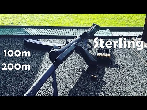 9x19mm Sterling Mk.4 / L2A3 SMG At 100m And 200m