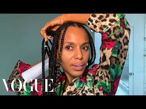 Kerry Washington's Guide to Foolproof Eyeliner and a Bold Red Lip | Beauty Secrets | Vogue