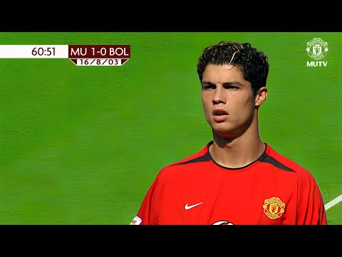 Cristiano Ronaldo First Match For Manchester United