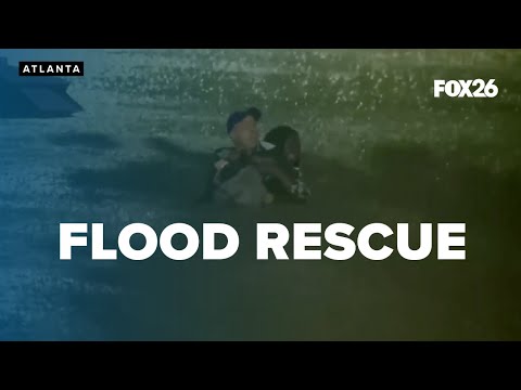 Meteorologist covering Tropical Storm Helene rescues woman from rising floodwaters