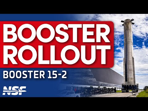 SpaceX Rolls Booster 15-2 to Starbase Pad 1 for Flight 11