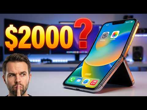 Apple’s $2000 Foldable iPhone Just Leaked… Worth It?