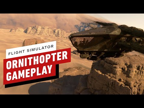 Microsoft Flight Simulator x Dune - Ornithopter Gameplay (4K 60FPS)