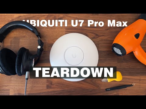 Ubiquiti U7 Pro Max WiFi 7 Access Point Teardown: To fan or not to fan