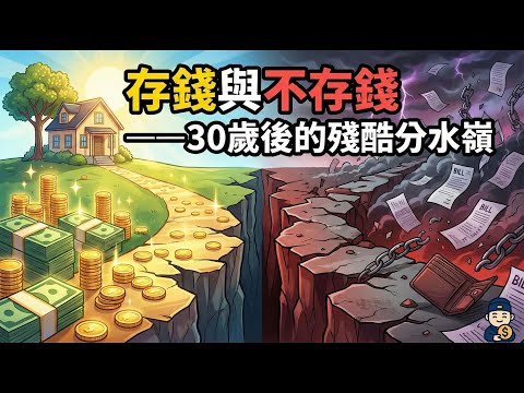 30歲後還沒存錢?小心淪為社會底層!揭開同齡人差距越拉越大的殘酷真相,為什麼有人能優雅裸辭,你卻只能吞忍受氣?別讓「精緻窮」掏空你的未來,當裁員潮與中年危機來襲,存款才是你唯一的救命稻草!