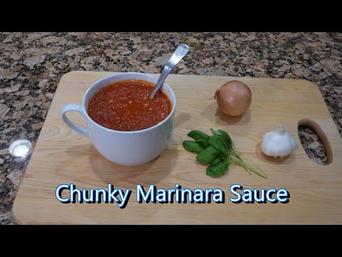 Italian Grandma Makes Chunky Marinara Sauce