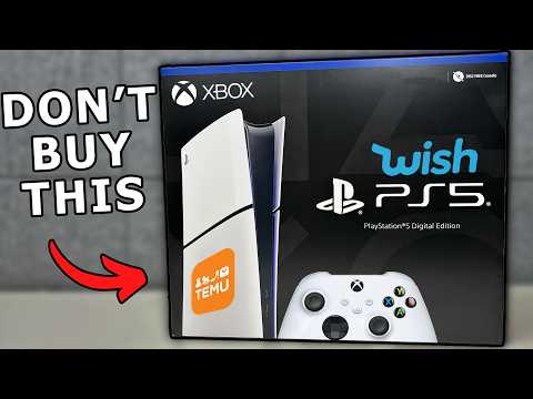 I Bought the WORST PS5s from TEMU & Wish...