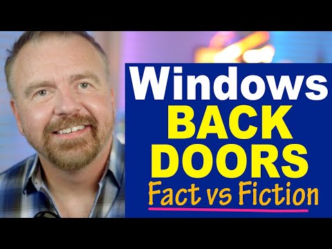 Does Windows have Back Doors?