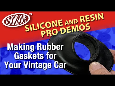 Making rubber products with semi-rigid resin