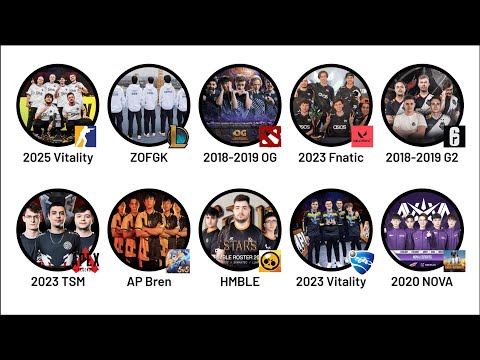 Greatest Esport Rosters Explained in 18 Minutes