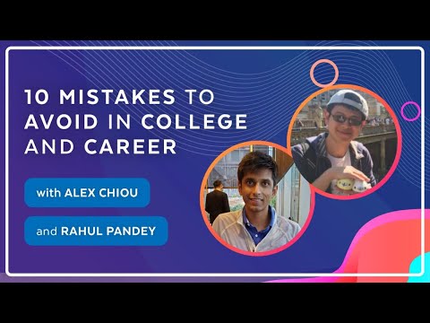 10 Mistakes to Avoid in College & Career - Only Guidance Video You Need