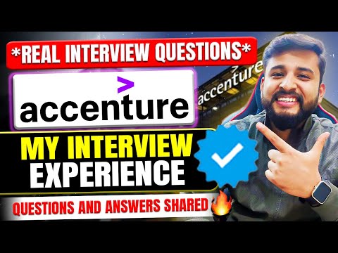 MY ACCENTURE INTERVIEW EXPERIENCE | REAL INTERVIEW QUESTIONS AND ANSWERS SHARED✅| REAL PDF SHARED🔥
