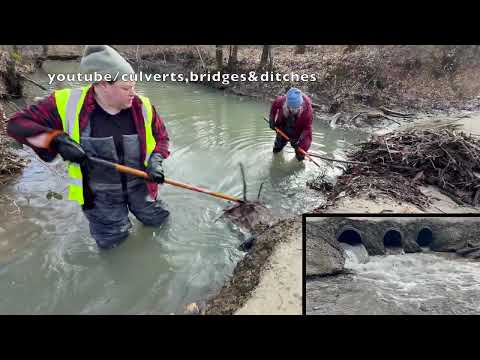 UNCLOGGING CULVERTS/LOW WATER BRIDGES. 12/2025 NT#91