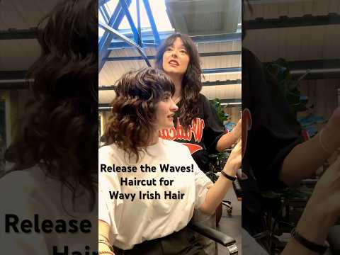 Release the waves. Haircut for Wavy Irish Hair