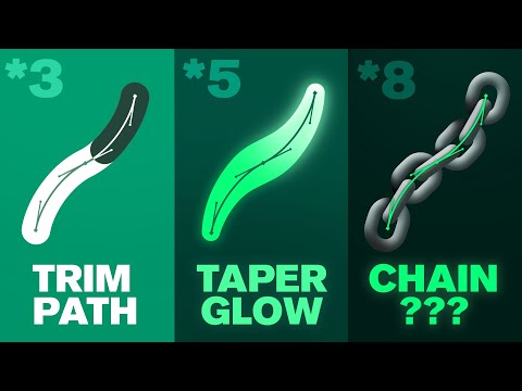 8 stroke animation techniques in After Effect - Motion graphics tutorial