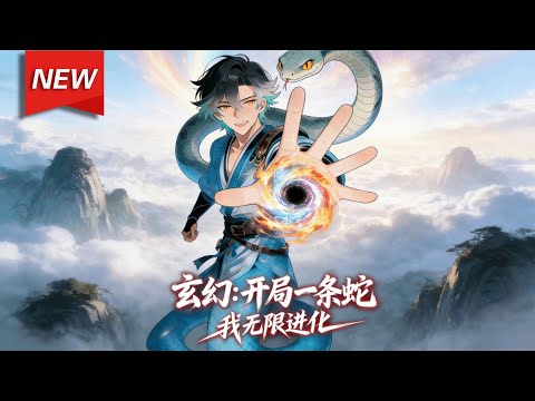 MULTISUB📢新番上线《玄幻：开局一条蛇，我无限进化》第1~64集丨叶云穿越玄幻异世界，成了血脉低下的小青蛇，幸好觉醒无限吞噬进化系统，一路碾压无数强者，走上化蛟化龙，至高无上之路！#破晓动漫社
