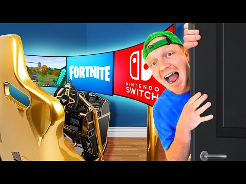 $1 VS $100,000 Gaming Room!